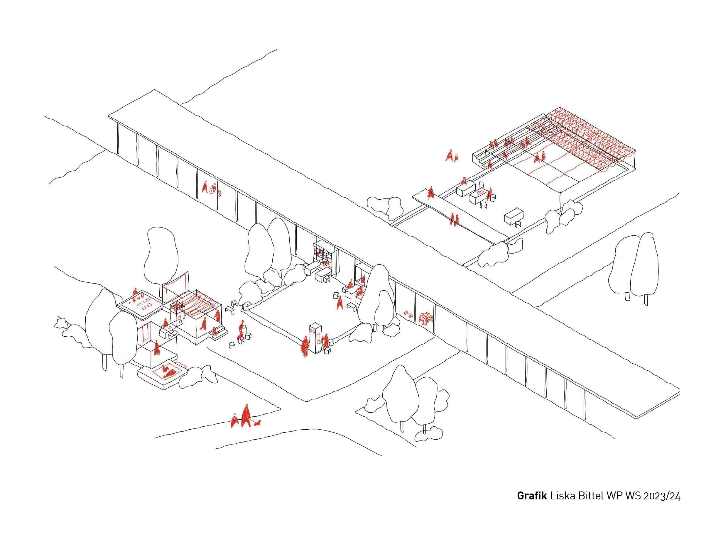 Umriss vom Campusbaulab 