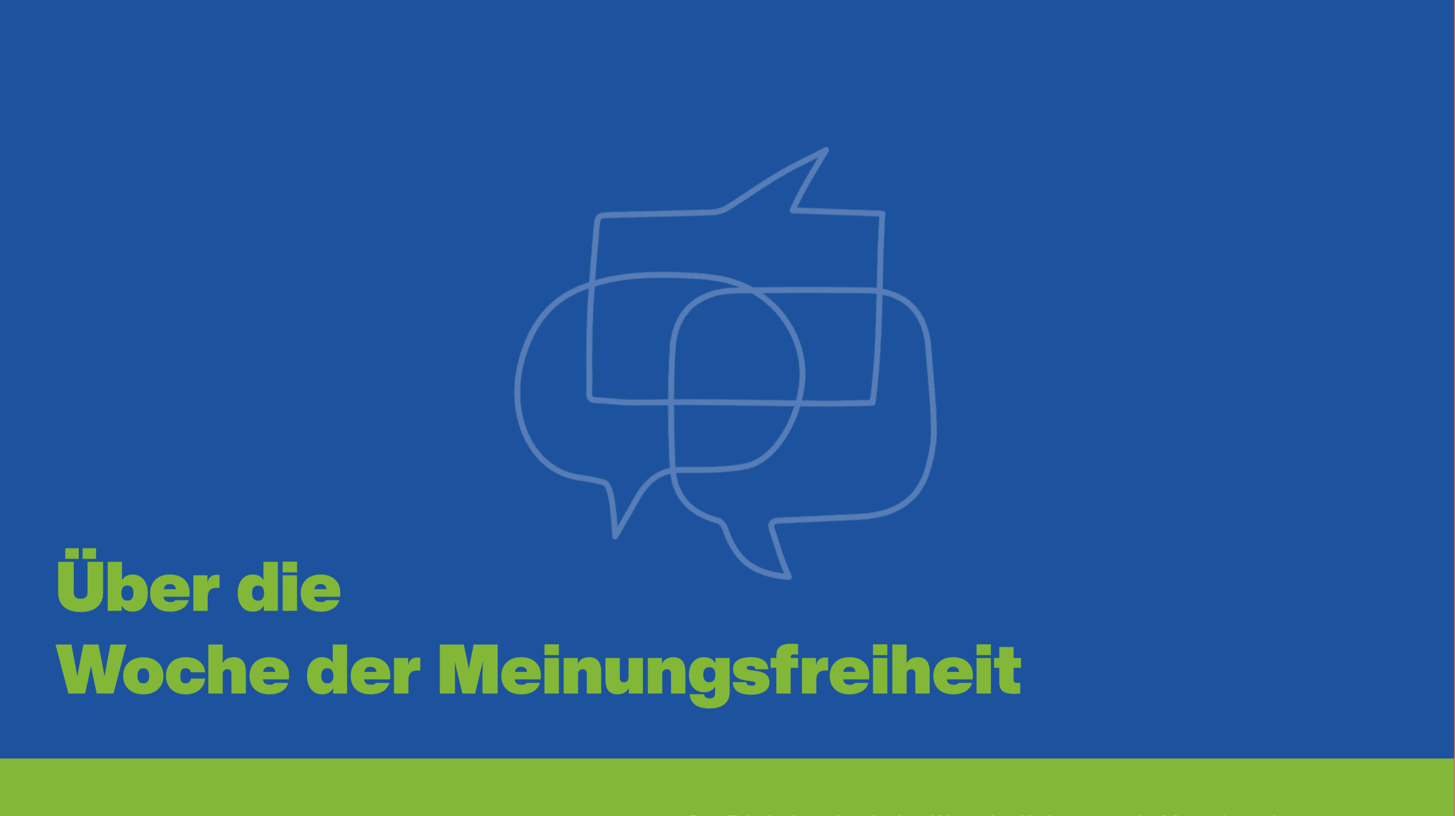 Woche der Meinungsfreiheit w