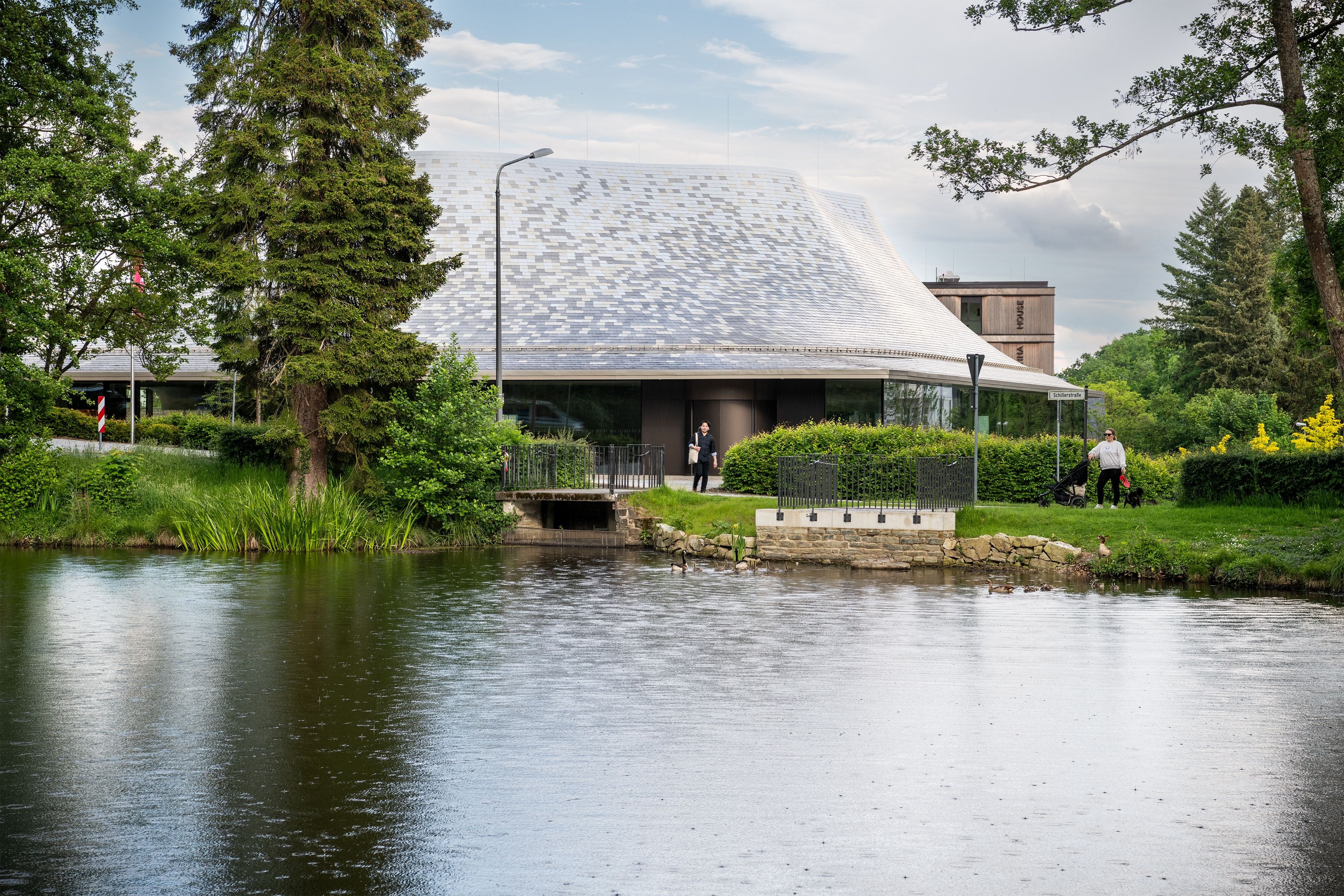 Blick auf das Casal Forum 