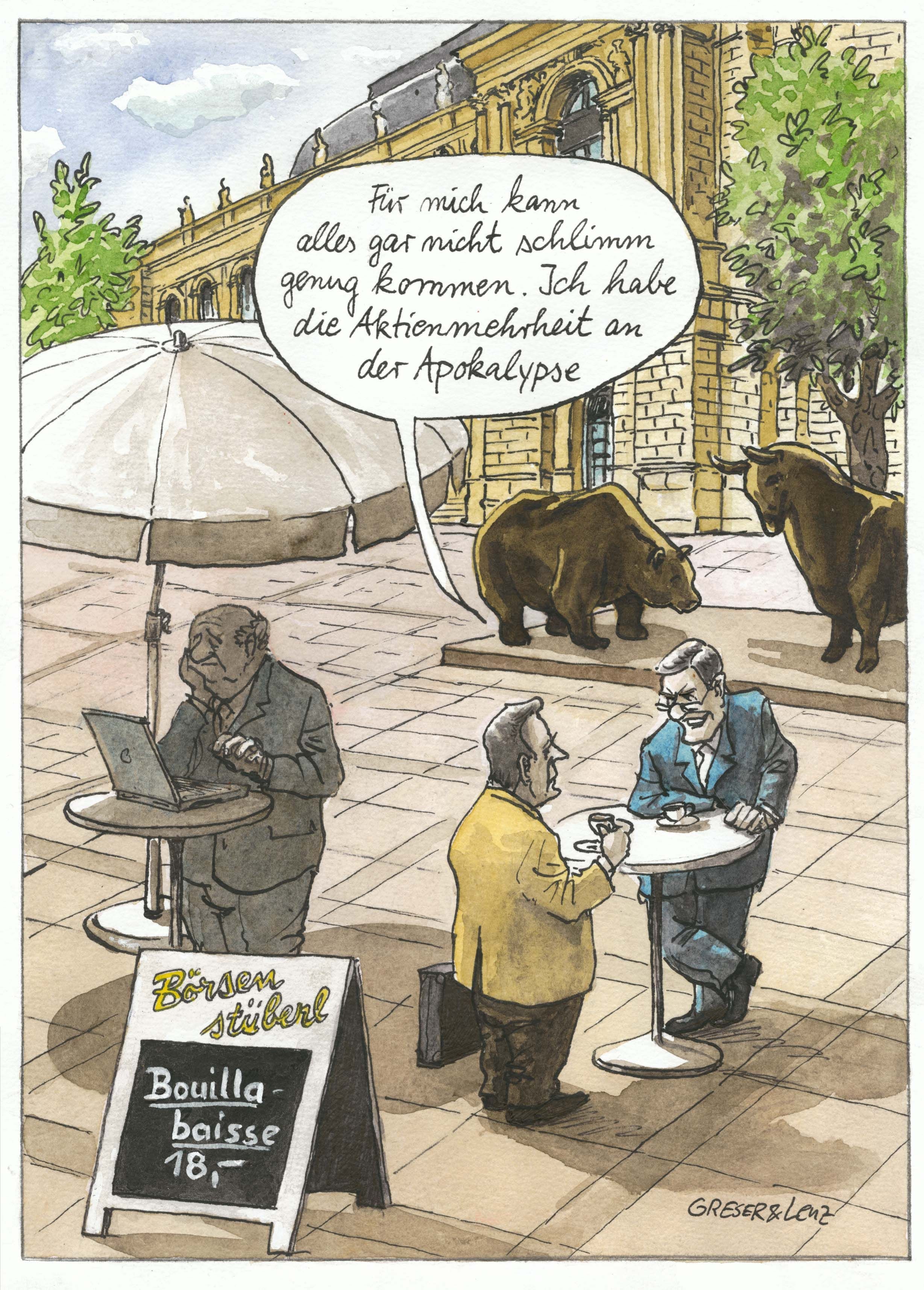 Illustration aus dem Caricatura Museum 