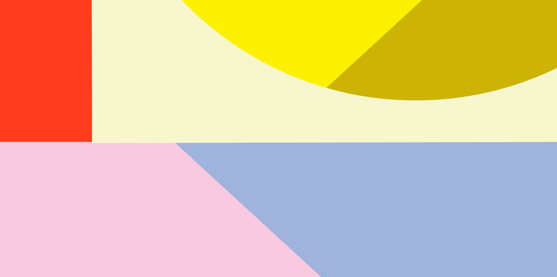 Graphic with colourful shapes