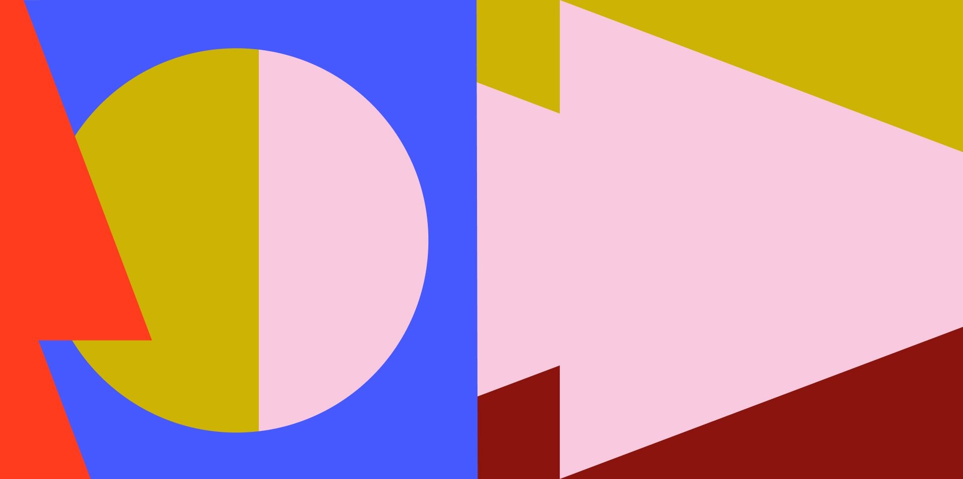 Graphic with colourful shapes