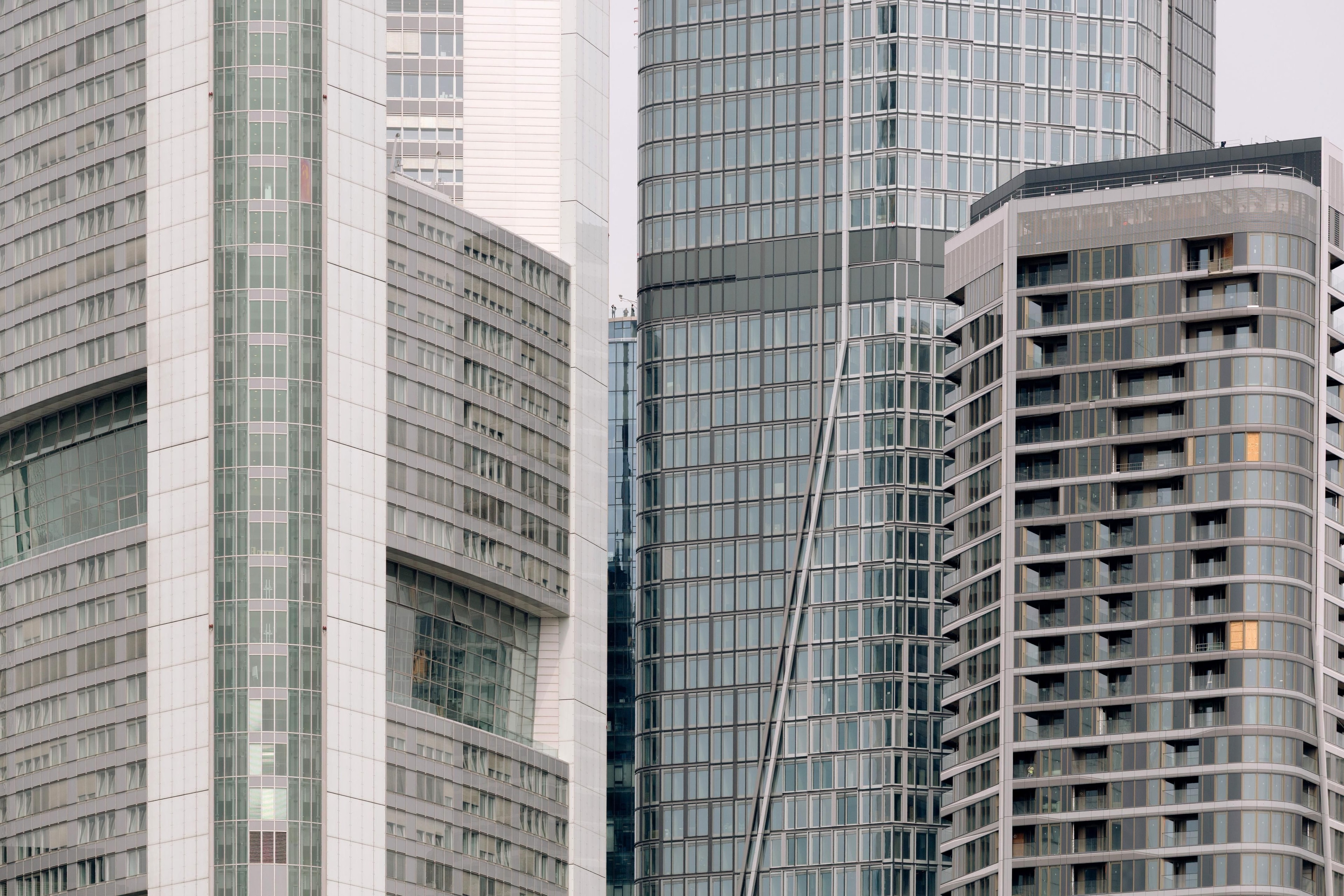 Blick auf die Skyline Frankfurt
