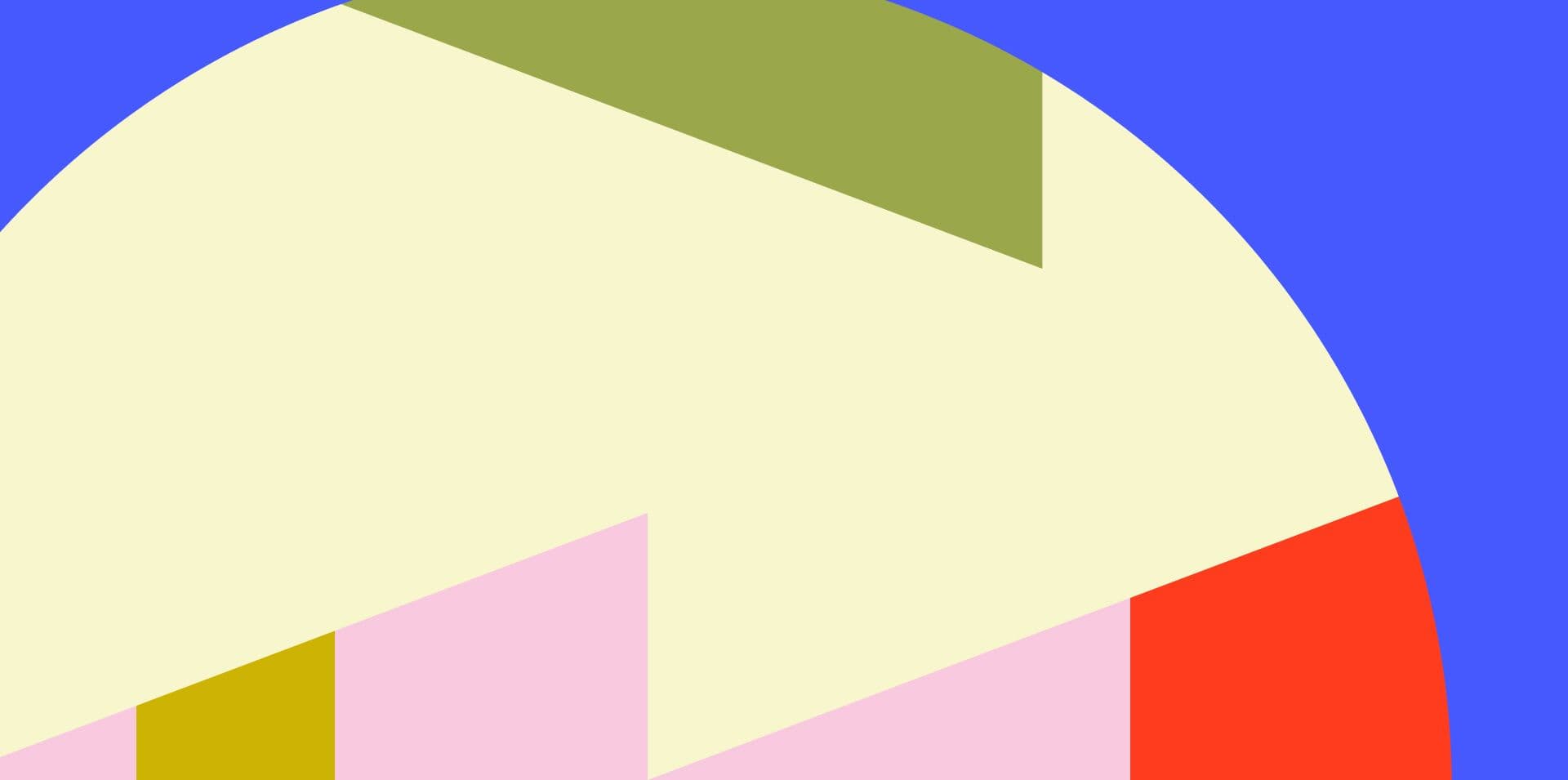 Graphic with colourful shapes
