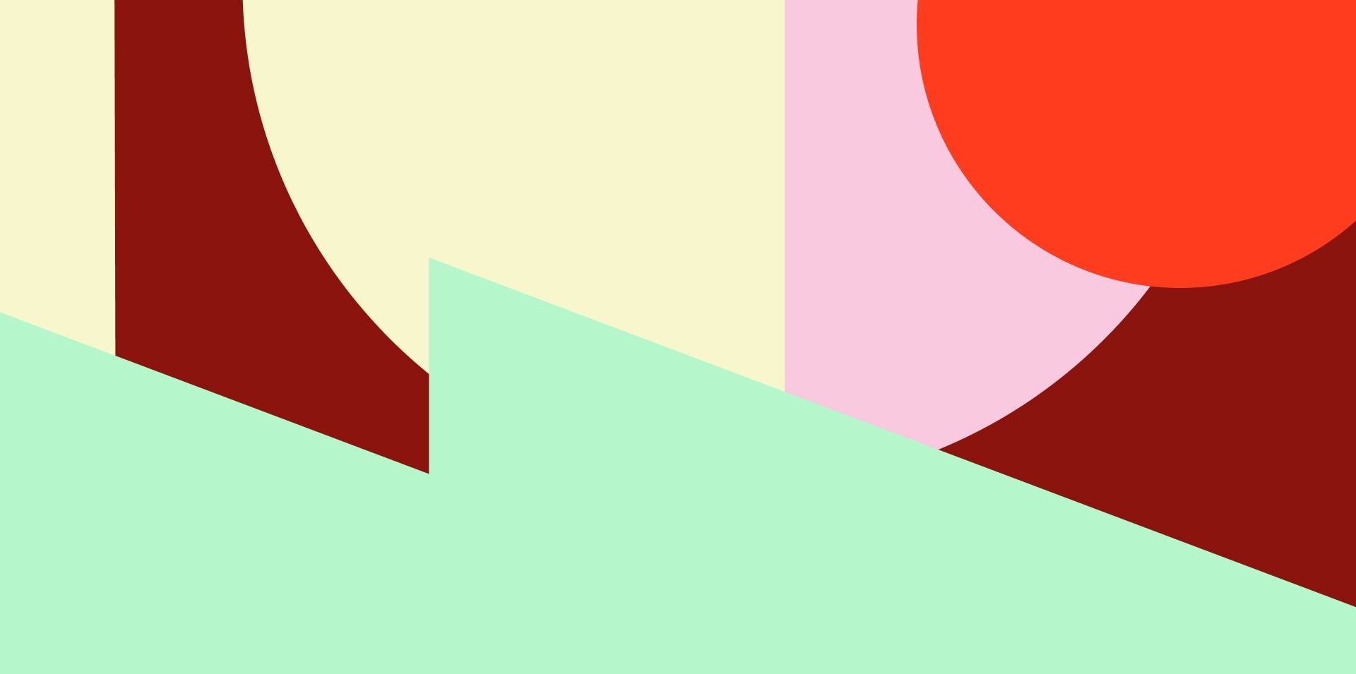 Graphic with colourful shapes